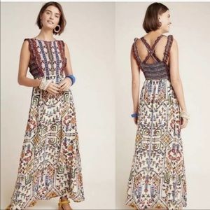 Vineet Bahl cottage core maxi dress